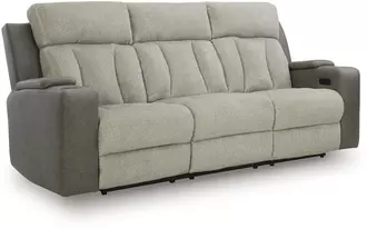 pwr rec sofa with adj headrest  