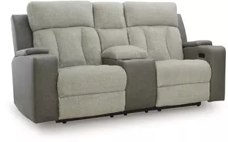 pwr rec loveseat/con/adj hdrst  