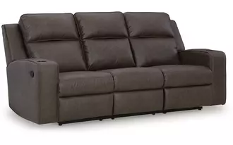 rec sofa w/drop down table  