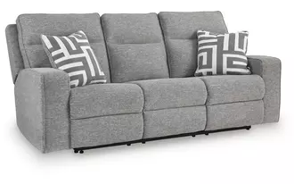 pwr rec sofa with adj headrest  
