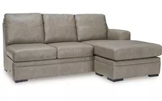 Ashley  raf sofa chaise in 