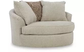 oversized swivel accent chair  
