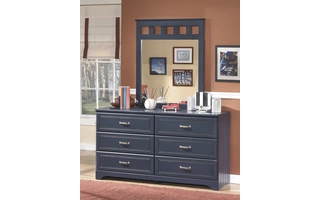 BEDROOM MIRROR LEO BLUE Leo BlueB103-26 ASHLEY