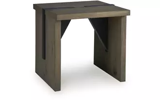 square end table kandinew light brown