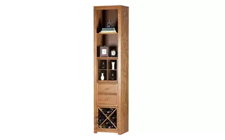88 TALL CUBE BOOKCASE, 4 FIXED SHELVES, PLAIN BASE*GLASS*NG*FINSISH*CC, DK, LT, MD, SO, UN, CR, CM 47488 47488 EAGLE