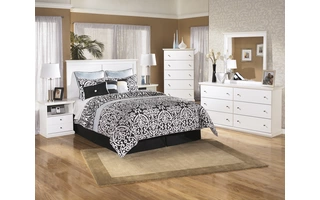 BEDROOM MIRROR Bostwick Shoals WhiteB139-36 ASHLEY