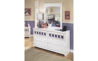 BEDROOM MIRROR ZAYLEY WHITE ZAYLEY B131-26 ASHLEY