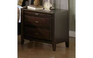 NIGHT STAND, 2 DWR. (W PULL OUT SHELF) 161-432 161-432 CASANA