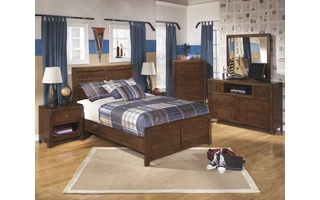 MIRROR DELBURNE MEDIUM BROWN DELBURNE B362-26 ASHLEY