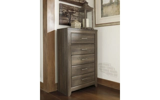 FIVE DRAWER CHEST Juararo Dark BrownB251-46 ASHLEY