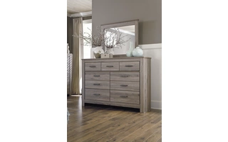 BEDROOM MIRROR Zelen Warm GrayB248-36 ASHLEY