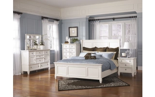 BEDROOM MIRROR Prentice WhiteB672-36 ASHLEY