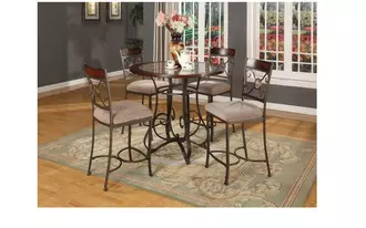side chair - 2pk, finish: metal  