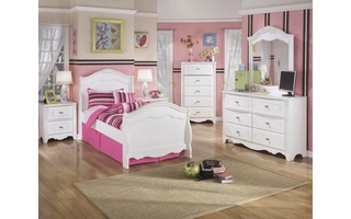 TWO DRAWER NIGHT STAND EXQUISITE Two Drawer Night StandB188-92 ASHLEY