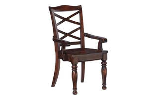 DINING ROOM ARM CHAIR (2/CN) Porter Rustic BrownD697-01A ASHLEY