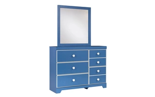 BEDROOM MIRROR BRONILLY BLUE BRONILLY B045-26 ASHLEY