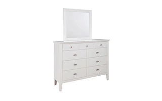 BEDROOM MIRROR LANGLOR WHITE LANGLOR B592-36 ASHLEY