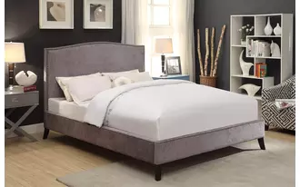 king grey hdbd ftbd with slats  