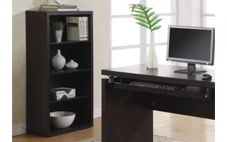 BOOKCASE - 48 H - ESPRESSO WITH ADJUSTABLE SHELVES I7005 I7005 MONARCH SPECIALTIES