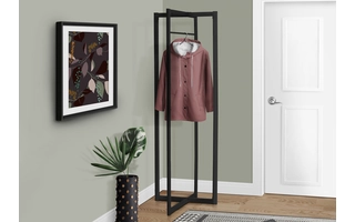 COAT RACK - 72 H - BLACK METAL I2150 I2150 MONARCH SPECIALTIES