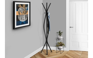COAT RACK - 72 H - BLACK METAL CONTEMPORARY STYLE I2051 I2051 MONARCH SPECIALTIES