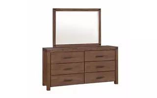 LANCASHIRE RUSTIC CINNAMON DRESSER MIRROR 204114 204114 COASTER