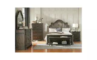 CARLSBAD VINTAGE ESPRESSO DRESSER MIRROR 204044 204044 COASTER