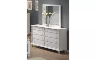 MIRROR (DISTRESSED WHITE) 201184 201184 COASTER