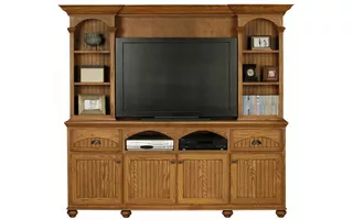 80 ENTERTAINMENT HUTCH WITH 45 OPENING F DK,LT,MD,UNG NGP 95 21545 21545 EAGLE