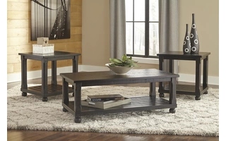 OCCASIONAL TABLE SET (3/CN) Mallacar BlackT145-13 ASHLEY