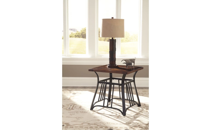 T607-2  SQUARE END TABLE ZANILLY