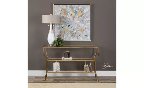 deline console table by uttermost