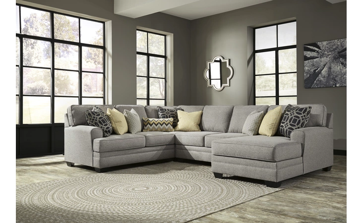 5490756 Cresson - Pewter RAF LOVESEAT CRESSON PEWTER SECTIONALS