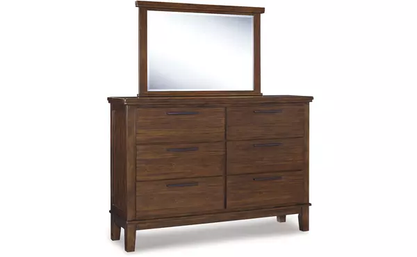 ralene medium brown bedroom mirror by ashley