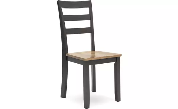gesthaven natural/brown dining room side chair (2/cn) by ashley