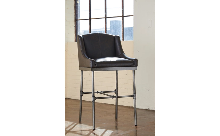 D633-330 STARMORE - BROWN TALL UPH BARSTOOL (2 CN)