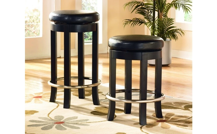 D371-124  UPH SWIVEL STOOL (2 CN)-DINING-CARLYLE