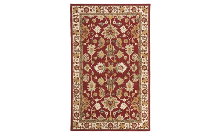 R401641 SCATTURRO LARGE RUG SCATTURRO RED