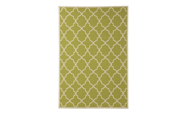 R402321 KERRY LARGE RUG KERRY GREEN CREAM