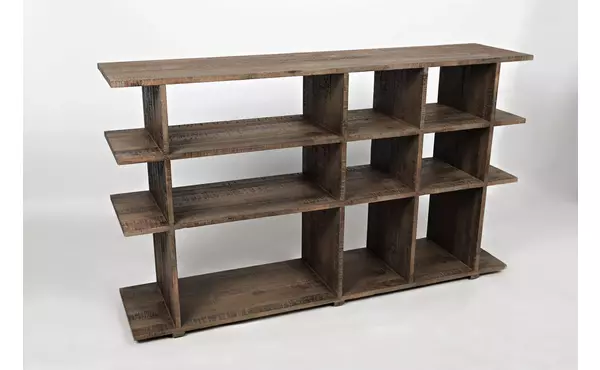 conundrum  bookcase w/9 compartments conundrum collection by jofran