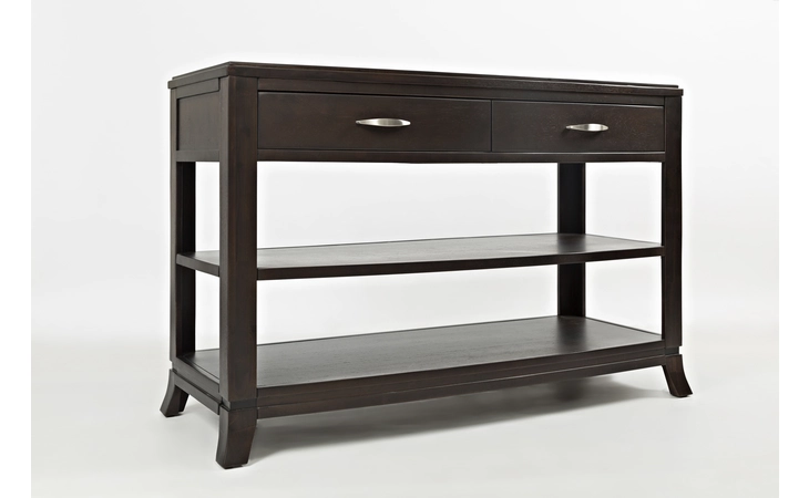 1687-4 MULHOLLAND DRIVE COLLECTION SOFA/MEDIA TABLE W/2 DRAWERS, 2 SHELVES MULHOLLAND DRIVE COLLECTION