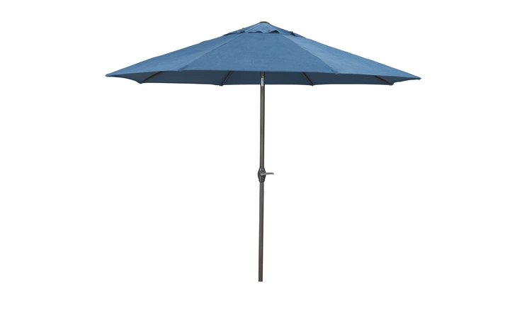P000-983 Umbrella Accessories - Brown MEDIUM AUTO TILT UMBRELLA