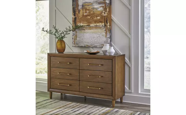 lyncott brown dresser by ashley