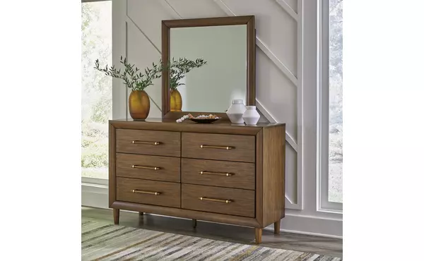 lyncott brown bedroom mirror by ashley