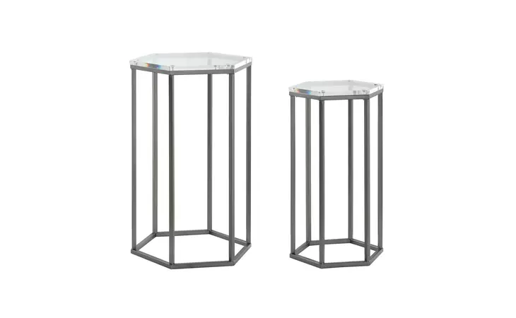 13600  SET OF TWO NESTING TABLES