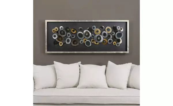 discs shadow box by uttermost