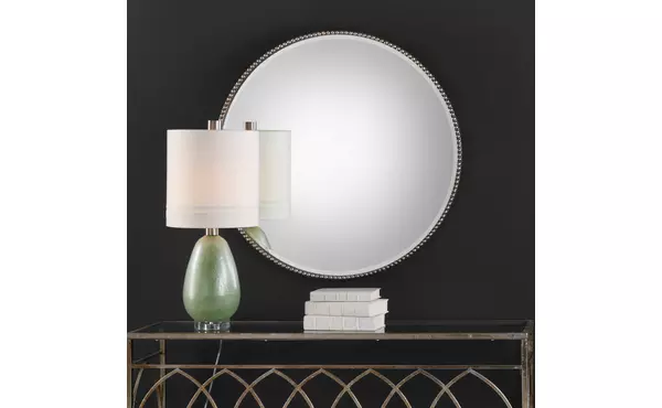 stefania round mirror by uttermost
