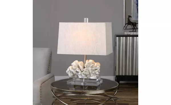 coral table lamp by uttermost