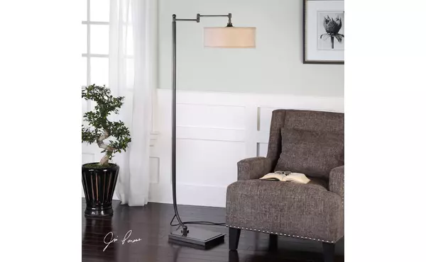 lamine floor lamp by uttermost