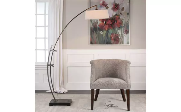 calogero floor lamp by uttermost
